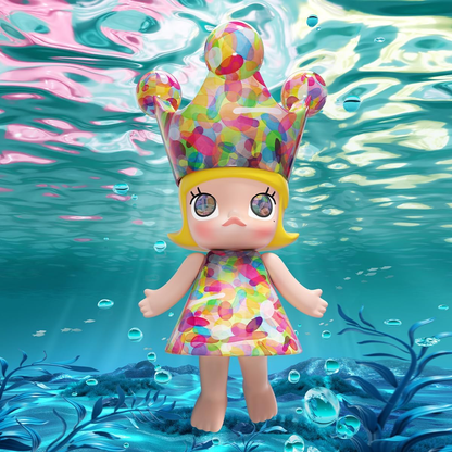 POP MART MEGA SPACE MOLLY 400% Figuras 1 Caixa Design Premium Presentes para Mulheres Fã-Favorito Colecionável Chic Art Toy Figura de Ação