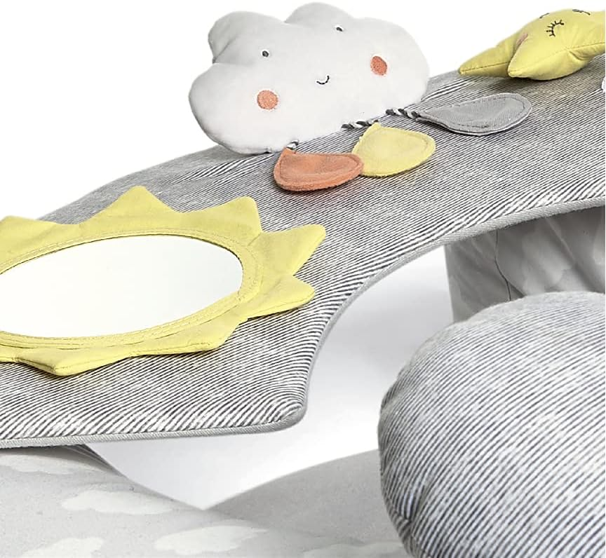 Mamas & Papas Dream Upon A Cloud Sentar e Brincar, Branco e Cinza