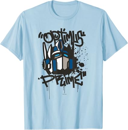 T-shirt Transformers Classic Optimus Prime com retrato em grafite