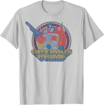 T-shirt Transformers Optimus Prime Retro Portrait
