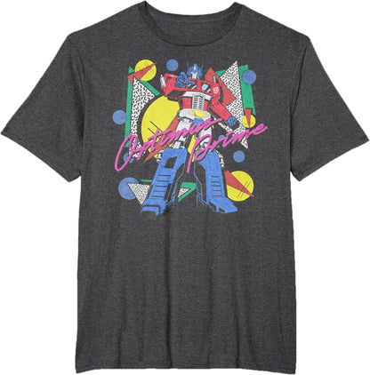 Transformers Retro Optimus Prime 80's Print T-Shirt