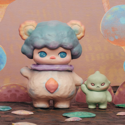 POP MART PUCKY Poko's Adventure Series Figuras 1 Caixa Design Premium Presentes para Mulheres Fãs-Favorito Colecionável Chic Art Toy Figura de Ação