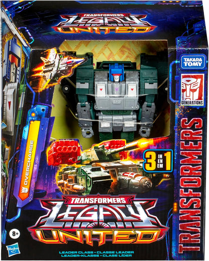 Figura de ação Transformers Legacy United Leader Class Overcharge