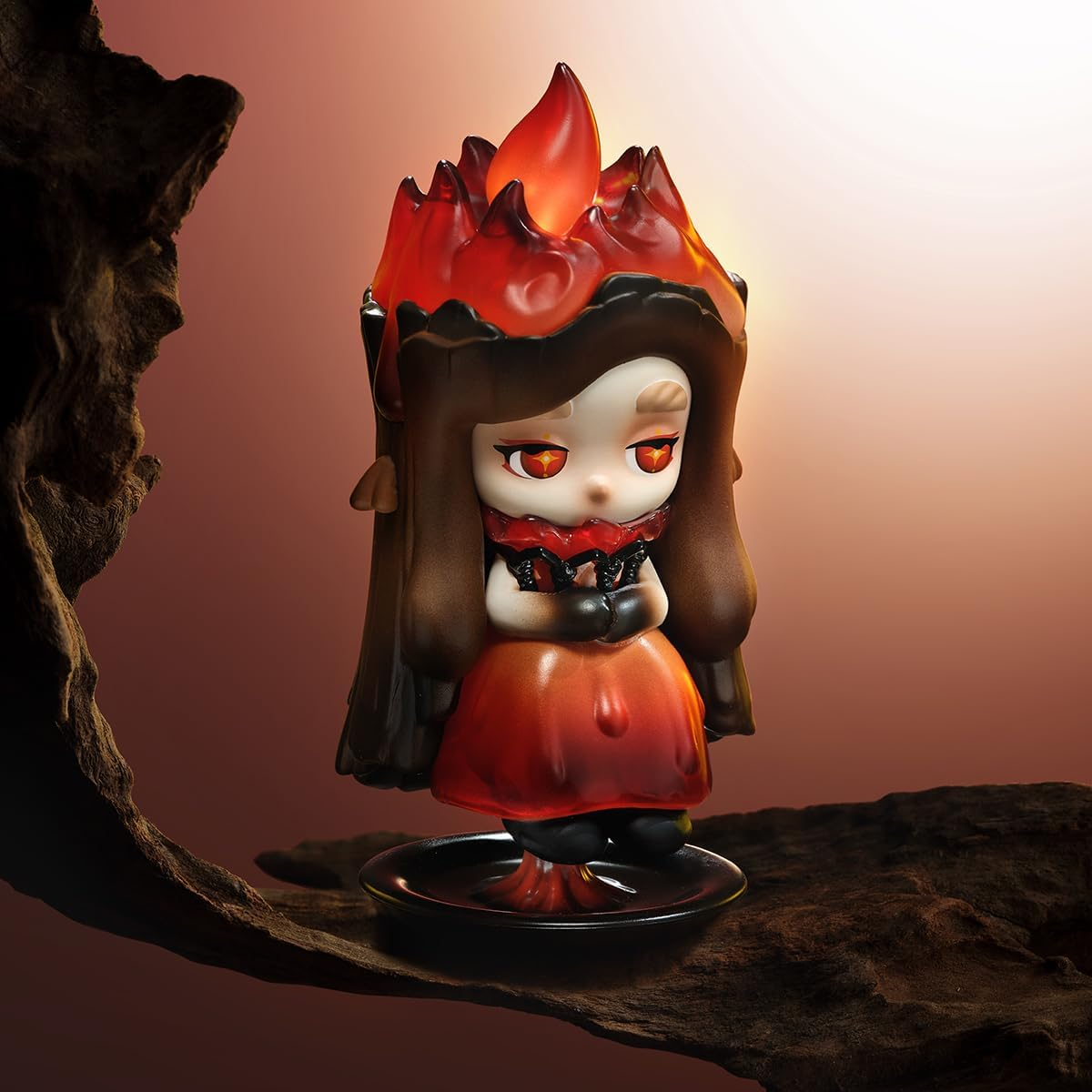 POP MART CHAKA Light Sprite Series 1 Caixa 2,5 polegadas Articulado Personagem Design Premium Presentes para Fãs - Brinquedo Colecionável Favorito Figura de Ação