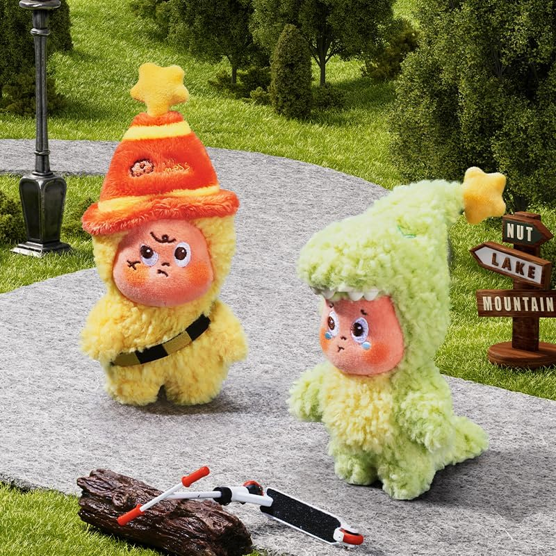 POP MART Twinkle Twinkle Be a Little Star Series - Pingente de pelúcia 1 caixa 2,5 polegadas Personagem articulado Design premium presentes para mulheres Brinquedo colecionável favorito dos fãs Figura de ação de brinquedo