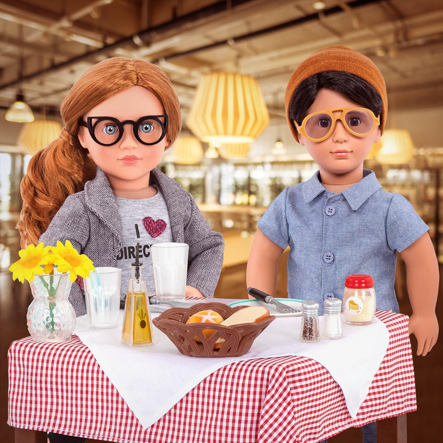 Boneco Franco Boy da Our Generation – Boneco fashion boy de 45 cm com óculos de sol – Inclui roupa de 6 peças