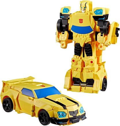 Transformers Smash Changers Bumblebee - Figura de Acção, Transforma-se de Robot em Carro, para Crianças a partir dos 6 Anos