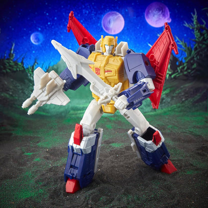Figura de ação Transformers Legacy Evolution Voyager Metalhawk, multicolor, média