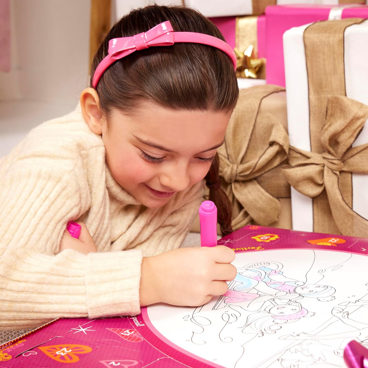 Calendário surpresa Our Generation OG – Calendário do Advento acessório de Natal para bonecas de 45 cm – conjunto de 37 peças