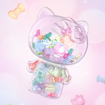 Bonecos da série POP MART Hello Kitty 50º aniversário, 1 peça, design premium, presentes para mulheres, boneco de ação colecionável favorito dos fãs