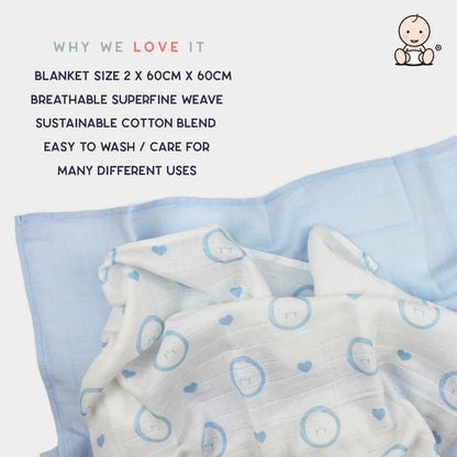 Conjunto de oferta para bebé Little Giggles Co.® (azul)