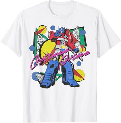 Transformers Retro Optimus Prime 80's Print T-Shirt
