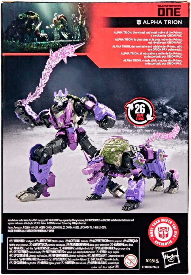Figura de ação Transformers One Studio Series Voyager Class Alpha Trion