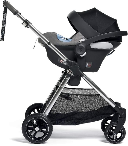 Carrinho Mamas & Papas Flip XT3, carrinho de passeio, dobrável com uma mão, capuz grande, 11,3 kg - Skyline Grey