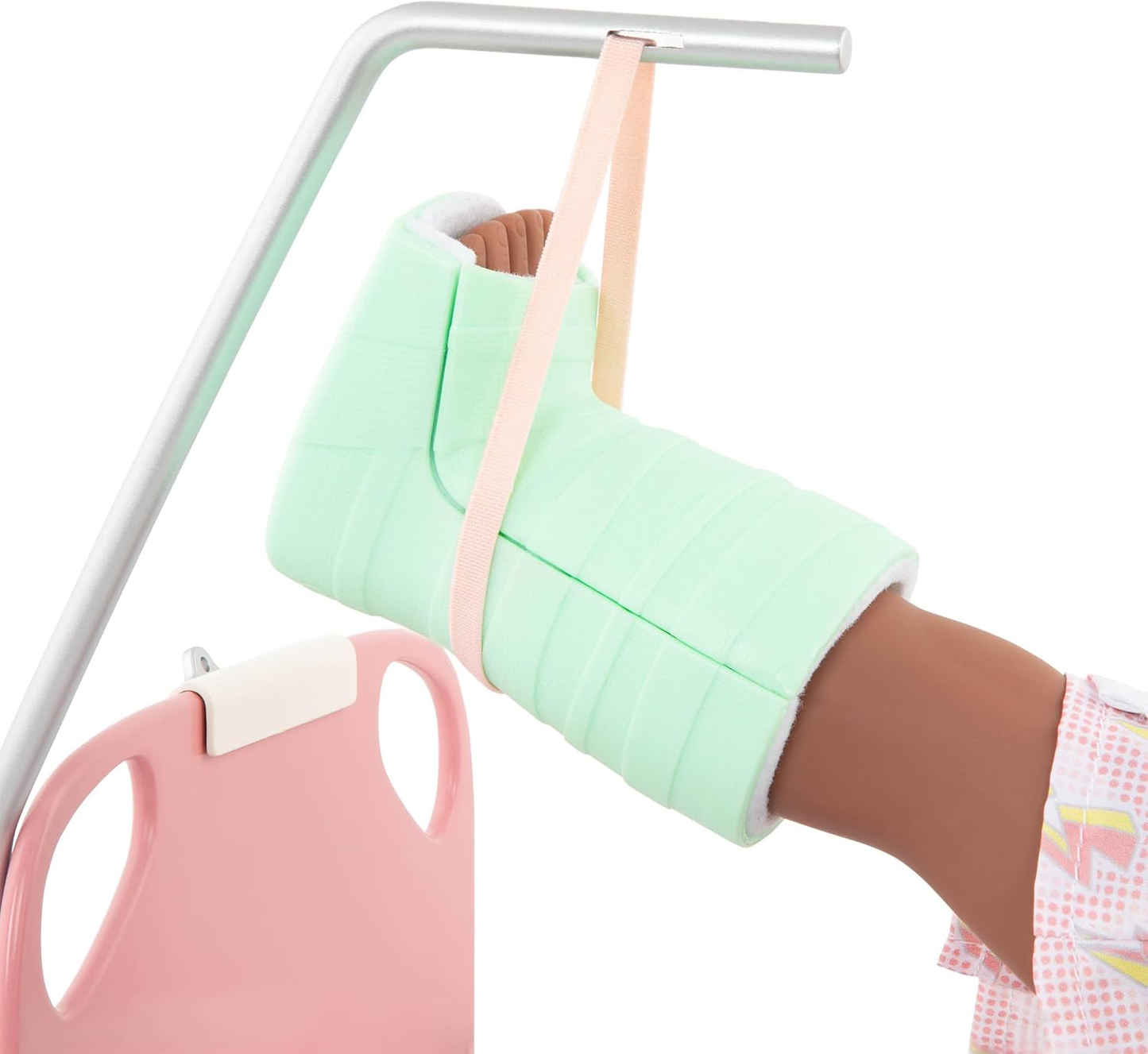 A Nossa Geração – Cama de Hospital para Bonecas – Conjunto de Médico – Vestido de Hospital, Estetoscópio, Kit Médico – Acessórios para Bonecas de 18 Polegadas – Brinquedos para Crianças a Partir dos 3 Anos – Cama para Melhoras