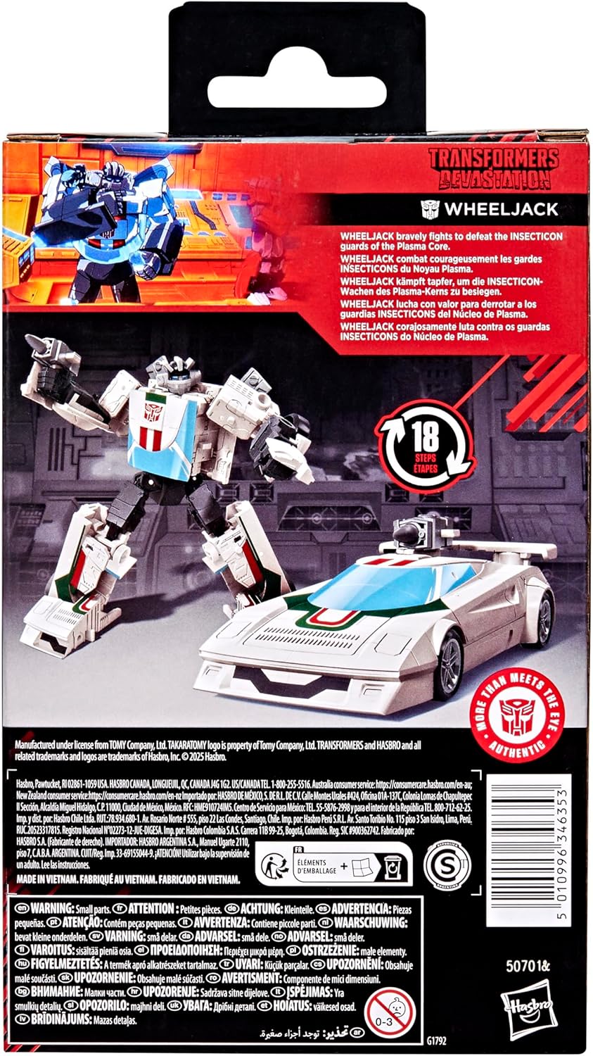 Figura de ação Transformers Studio Series Devastation Wheeljack