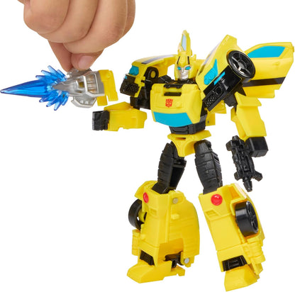 Transformers Prime Changers Bumblebee - Figura de Acção, Transforma-se de Robot em Carrinho, para Crianças a partir dos 6 Anos