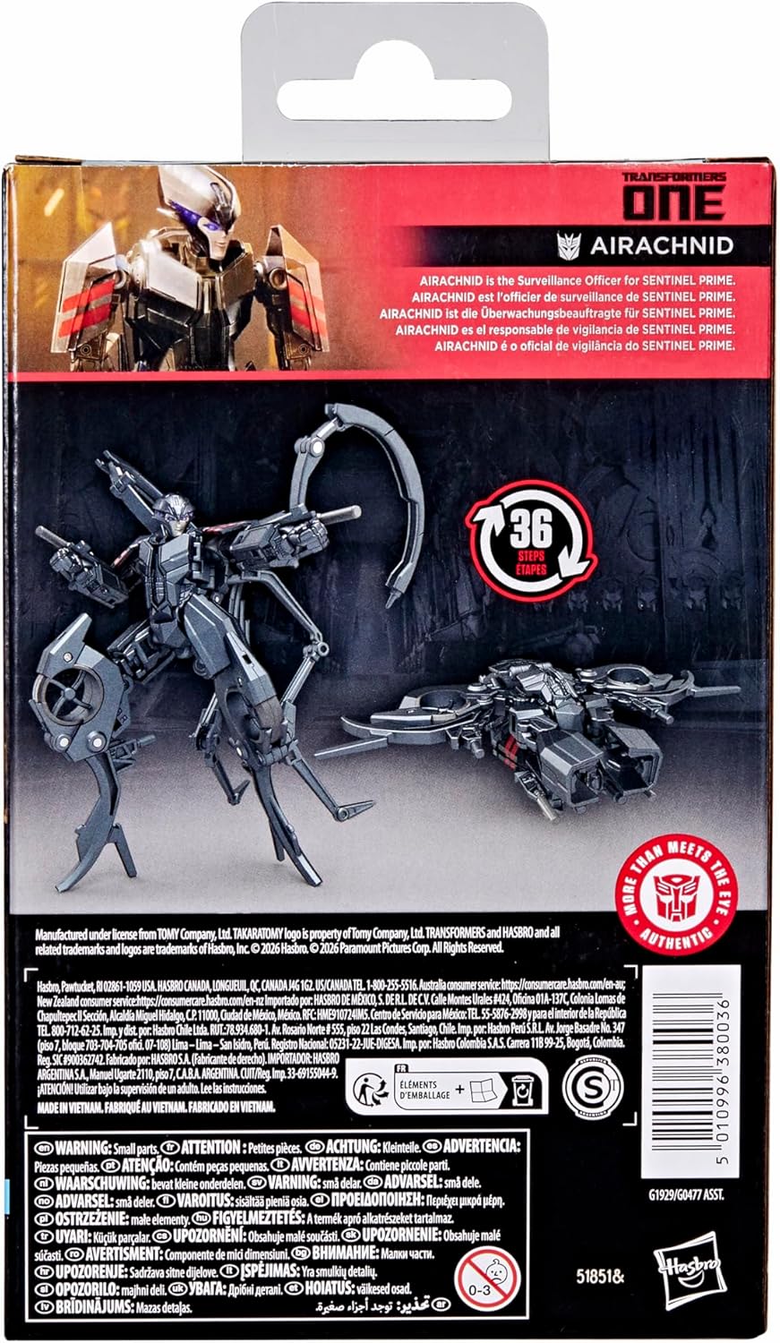 ‎Figura de ação Transformers One Studio Series Deluxe Class Airachnid