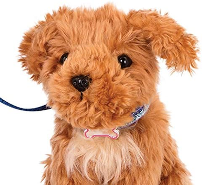 A Nossa Geração – Boneca e animal de estimação de 45 cm – Olhos castanhos e cabelo castanho – Caniche de peluche – Brincadeira de faz de conta – Brinquedos para crianças a partir dos 3 anos – Malia