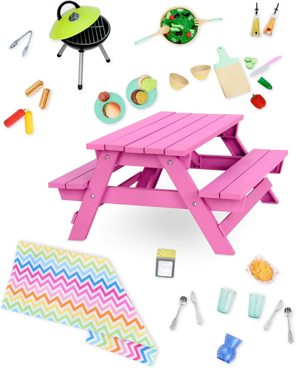 Our Generation - Conjunto de mesa de piquenique, multicolorido, BD37973