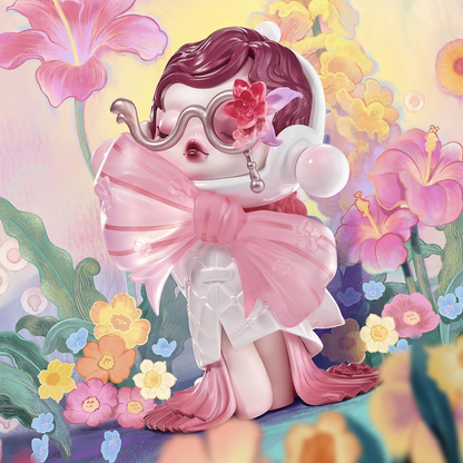 POP MART Hand in Hand Series Figuras 1 Caixa Articulada Personagem Design Premium Presentes para Mulheres Fã-Favorito Chic Art Toy Figura de Acção, Presente