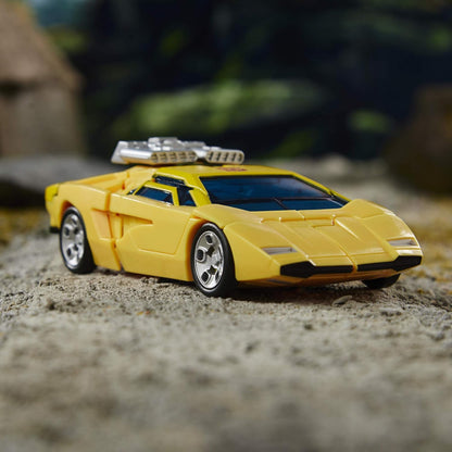Transformers Generations War for Cybertron: Earthrise Deluxe WFC-E36 Sunstreaker - Figura de Acção - Para Crianças a partir dos 8 Anos, 14 cm
