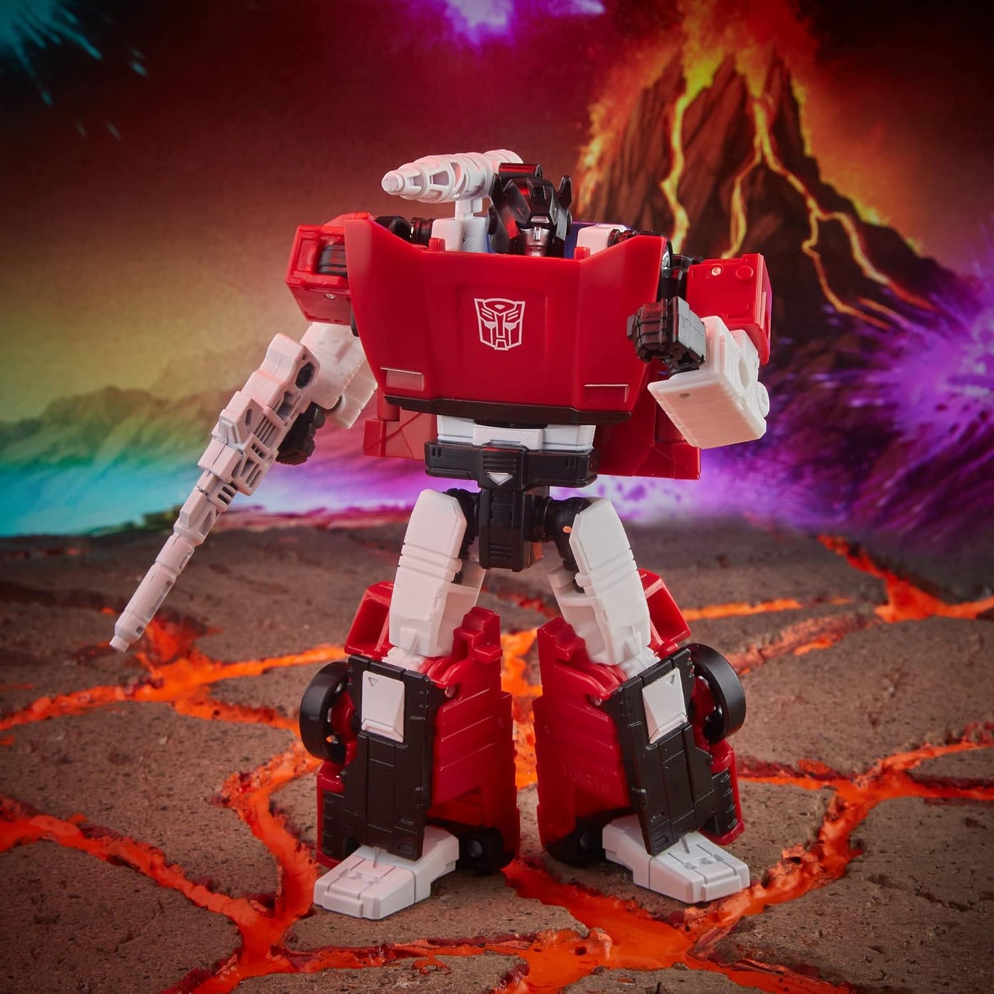 Transformers Generations Kingdom Battle Across Time Collection Deluxe Class WFC-K42 Sideswipe e Maximal Skywarp, para maiores de 8 anos, 14 cm (Exclusivo Amazon)