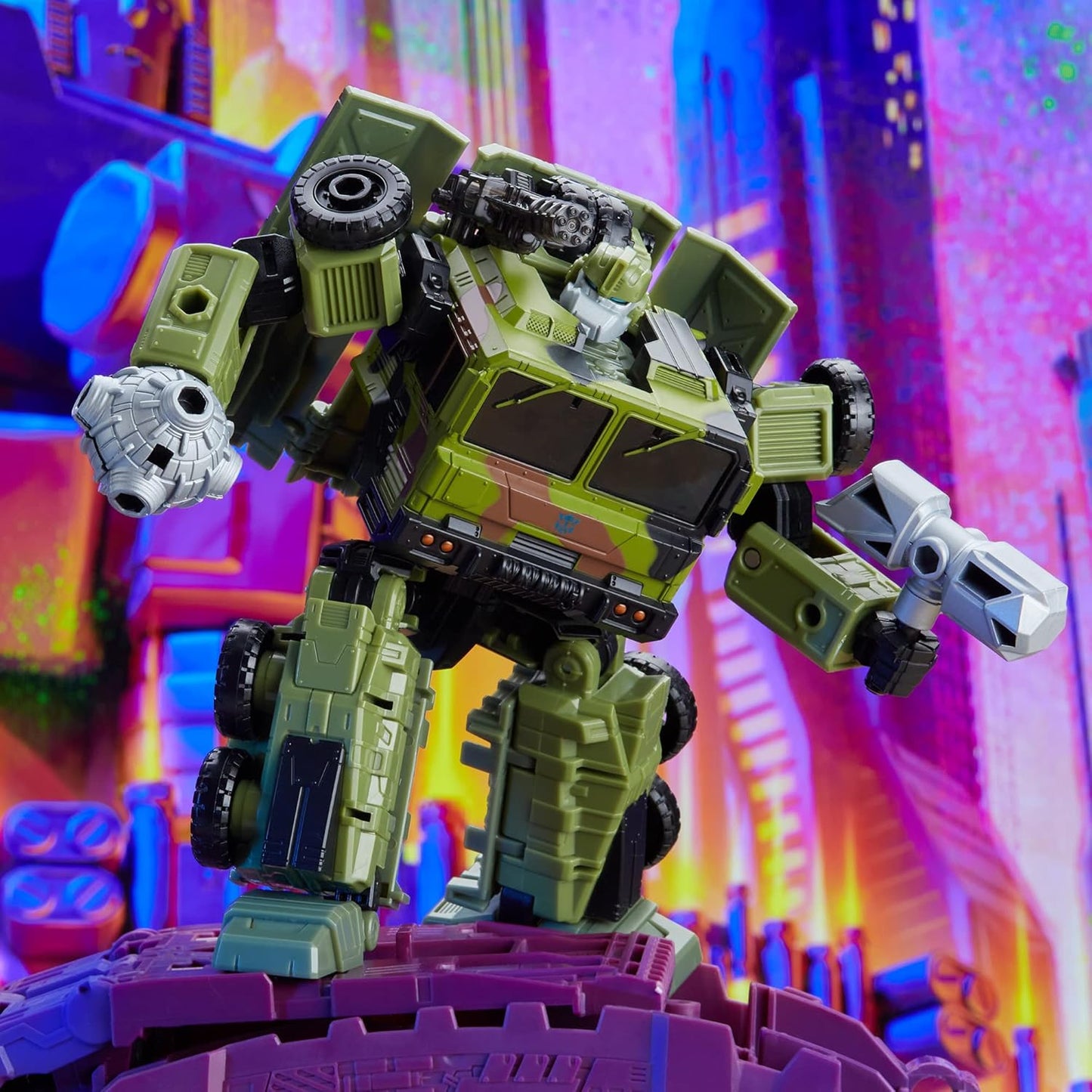 Transformers Generations Legacy Wreck ‘N Rule Collection Prime Universe Bulkhead, a partir dos 8 anos, 17,5 cm, Multicolor (F3945)