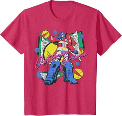 Transformers Retro Optimus Prime 80's Print T-Shirt