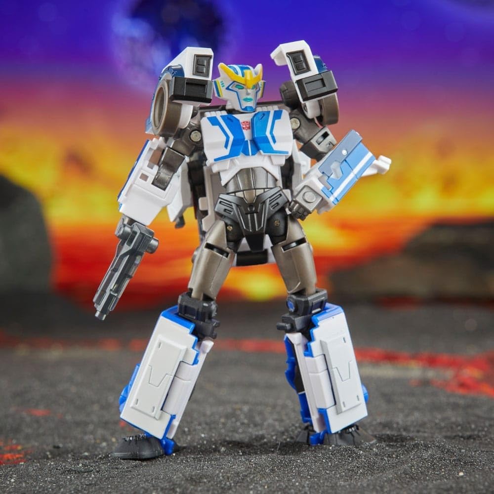 Figura de ação Strongarm da classe Deluxe de Transformers Legacy United Robots in Disguise 2015 Universe