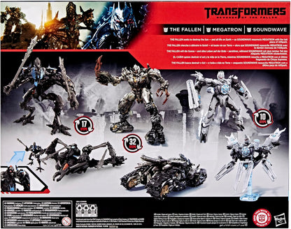 Transformers Studio Series: A Vingança dos Derrotados - Pack de 3 Figuras de Acção
