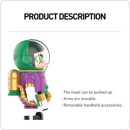 POP MART MEGA SPACE MOLLY 1000% 1 peça, design premium, presente para mulheres, boneco de ação colecionável chique favorito dos fãs