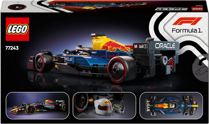 Passe o rato sobre a imagem para ampliar LEGO Speed Champions Oracle Red Bull Racing RB20 F1 Race Car Modelo com uma minifigura colecionável de piloto de Fórmula 1 - Conjunto de exposição para fãs adultos de automobilismo e corrida 77243
