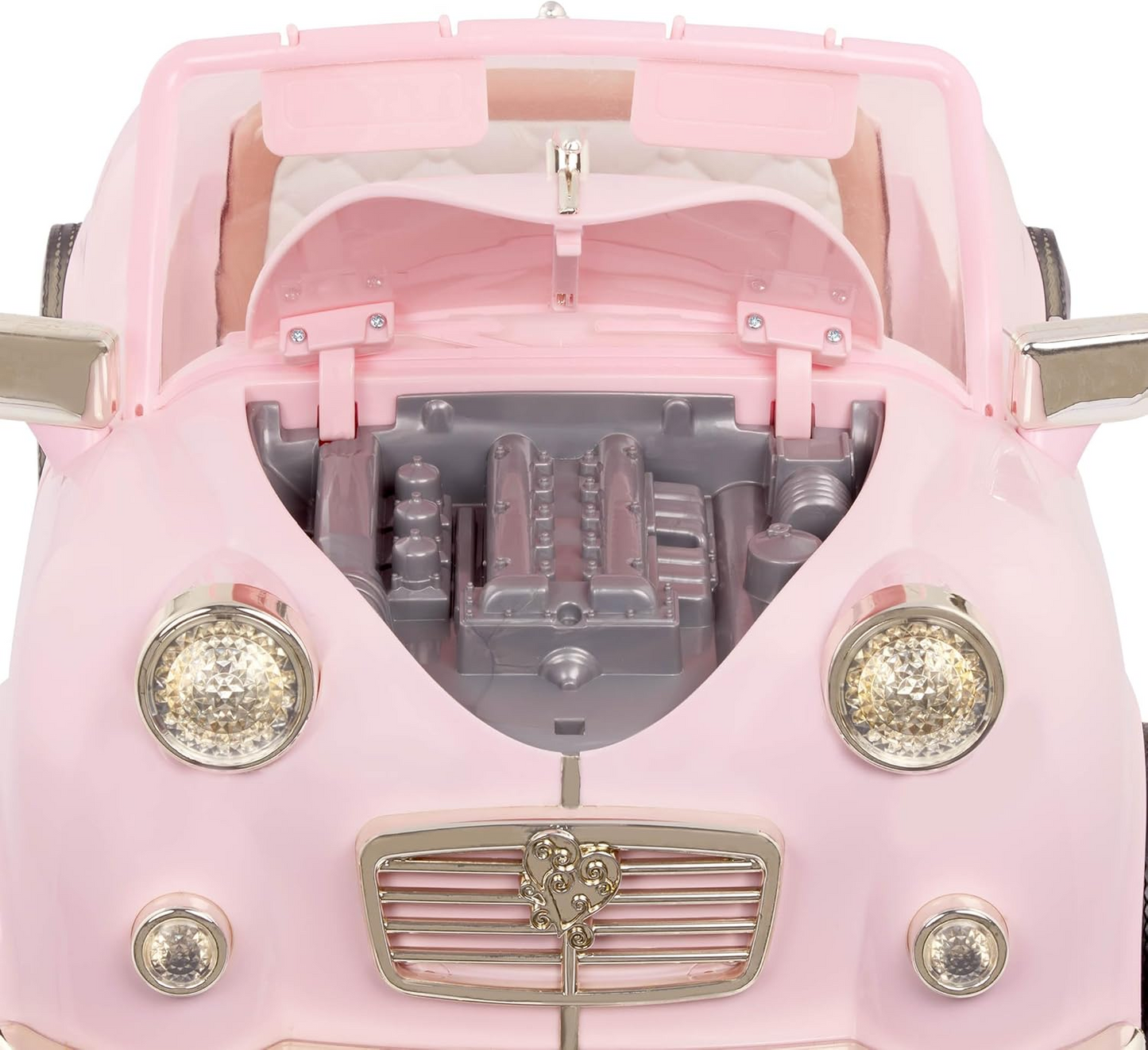 Our Generation Rosa no Banco do Condutor Retro Cruiser – Acessório para Carro de Brinquedo para Bonecas de 18 Polegadas – Carro de Brinquedo Descapotável