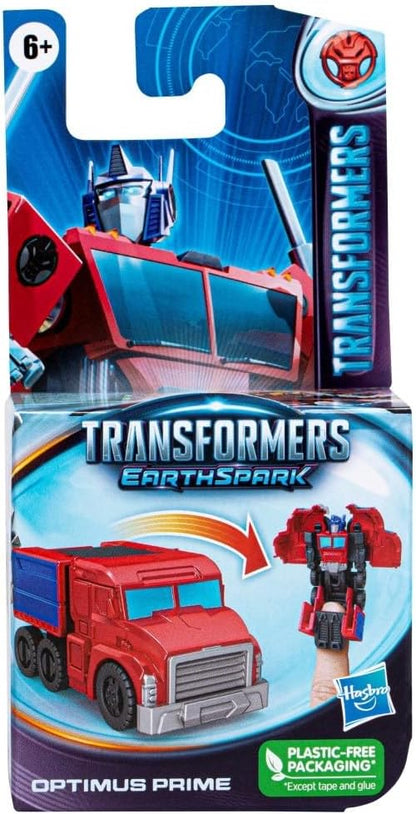 Figura Transformers EarthSpark Tacticon Optimus Prime, 6 cm, Robot de Brinquedo para Crianças a partir dos 6 Anos
