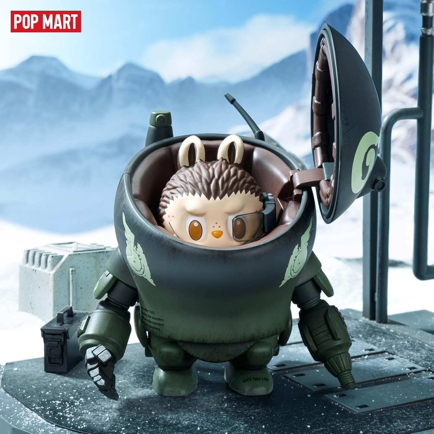 Pop Mart Labubu The Monsters × Kow Yokoyama Ma.k. Série 1PC Figura de Acção Exclusiva Caixa de Brinquedo Popular Brinquedo de Arte Colecionável Figura Bonita Presente Criativo, para Festa de Aniversário de Natal Feriado