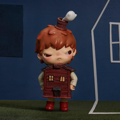 POP MART Hirono Shelter Series Figuras 1 Caixa 2,5 polegadas Articulado Personagem Design Premium Presentes para Fãs - Brinquedo Colecionável Favorito Figura de Ação