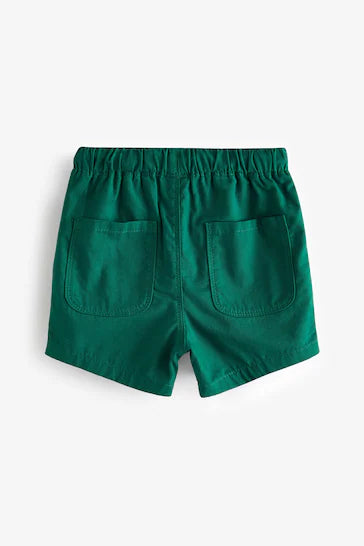 |Boy| Pacote De 3 Shorts Pull-On - Preto/Massa/Verde (3 meses - 7 anos)