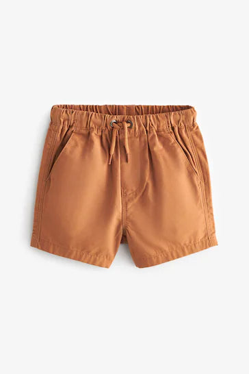 |Boy| Shorts Pull-On - Laranja Escuro (3 meses - 7 anos)
