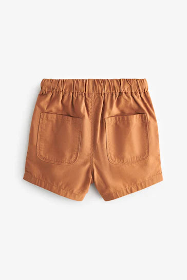 |Boy| Shorts Pull-On - Laranja Escuro (3 meses - 7 anos)