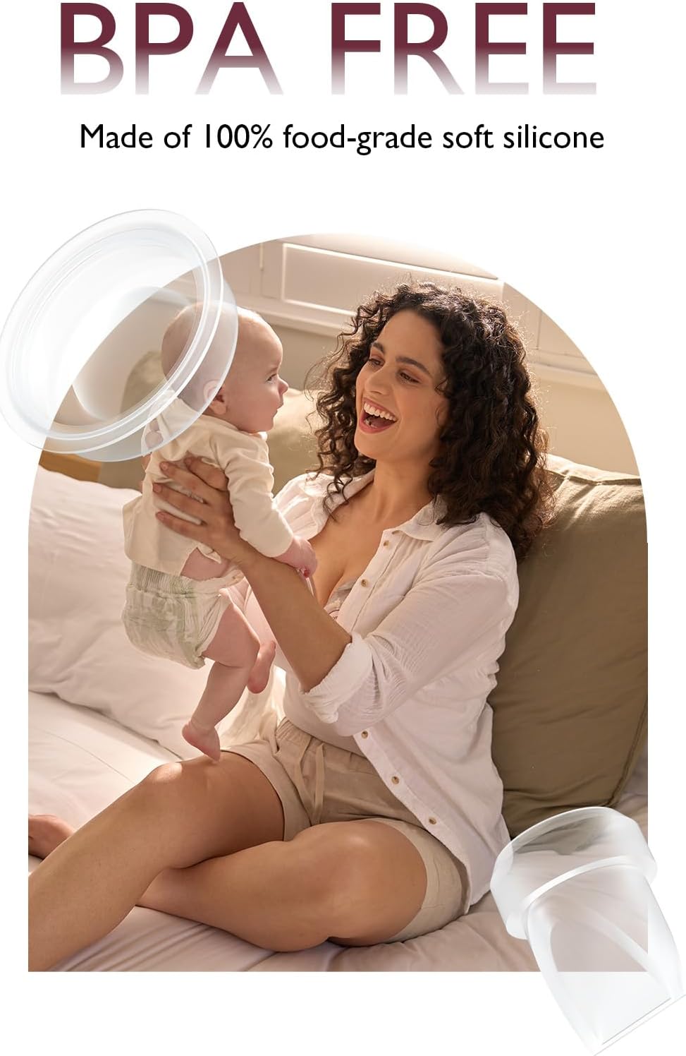 Momcozy Válvulas Duckbill somente para Momcozy V1/V2. Acessórios de substituição para bomba tira leite Momcozy V1/V2 original, pacote com 2