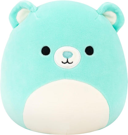 Squishmallows Original Belinda, a Ursinha Azul-petróleo de 19 cm - Brinquedo de Pelúcia Colecionável Oficial, Macio e Adorável para Crianças, Ideal para Meninas e Meninos a partir de 3 Anos