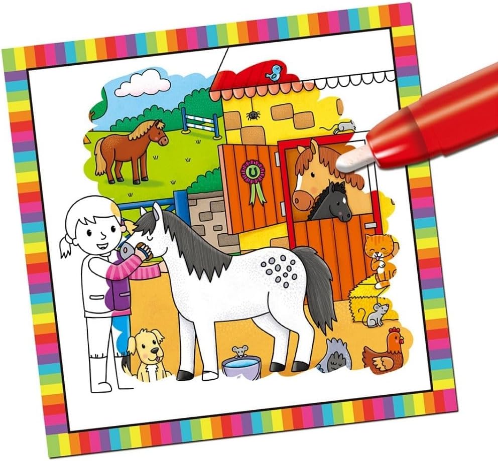 Galt Toys, First Water Magic - Animais da Fazenda, Livro de Colorir para Crianças, Idades 18 Meses ou Mais, 7 x 7 polegadas