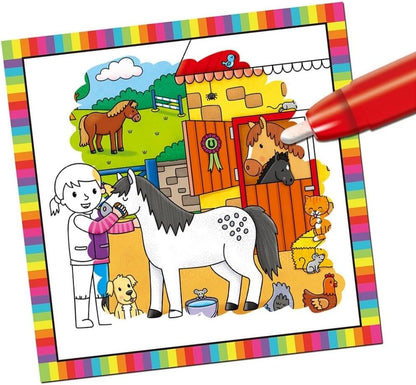 Galt Toys, First Water Magic - Animais da Fazenda, Livro de Colorir para Crianças, Idades 18 Meses ou Mais, 7 x 7 polegadas