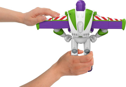 Mattel Disney e Pixar Toy Story 5 – Buzz Lightyear Pronto para Lançamento | Figura em Grande Escala, Design do Filme (25 cm), 12 Pontos de Articulação, JKV39
