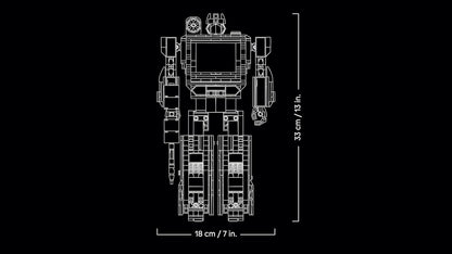 LEGO Icons Transformers: Conjunto Soundwave para Adultos - Kit de Modelo para Exibição com Figuras Conversíveis, incluindo Laserbeak e Ravage, além de um Bloco Sonoro - Presente Colecionável para Fãs - 10358