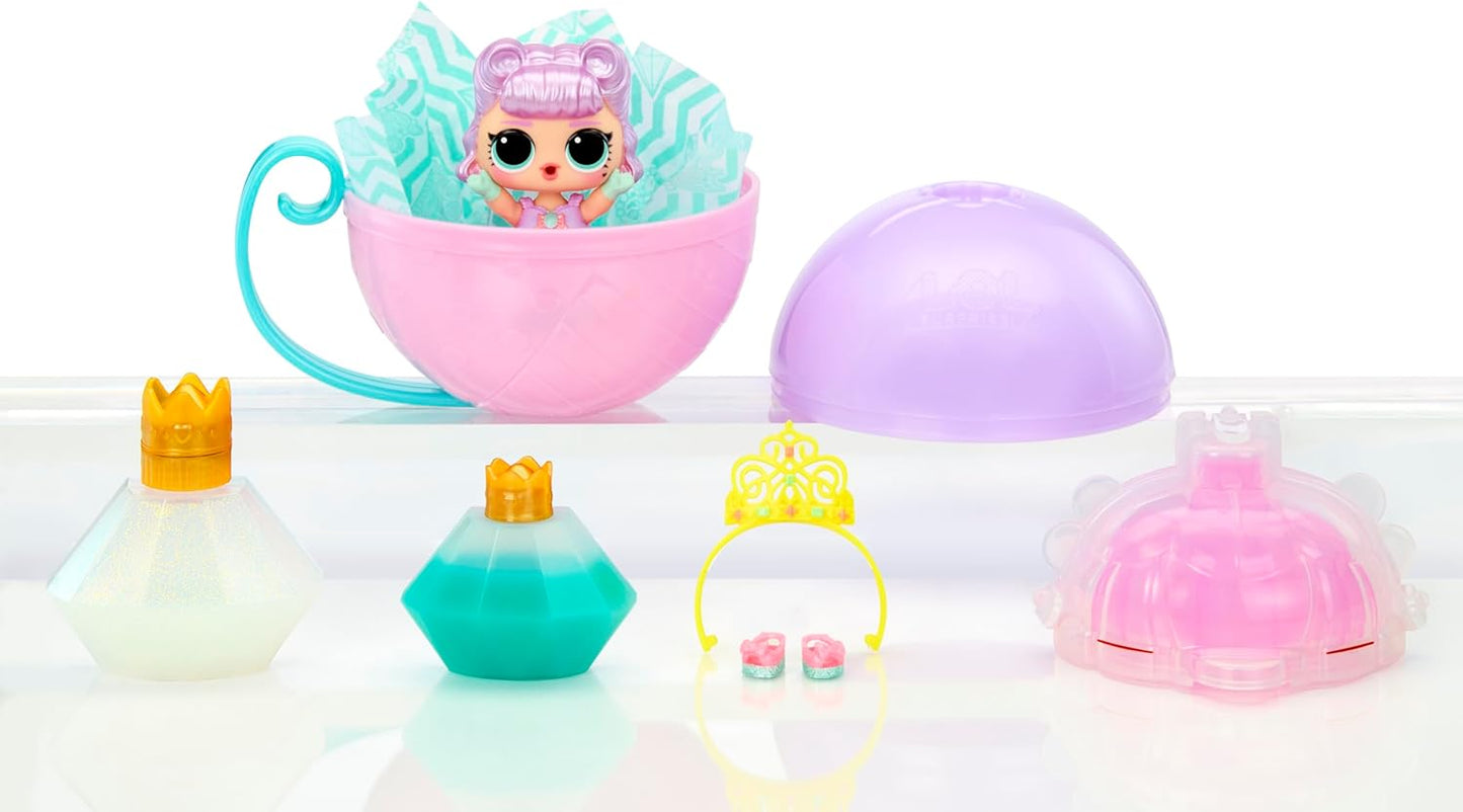 L.O.L. Surprise! Princesas Tots - Inclui 1 boneca, embalagem surpresa, vem com 2 cores para criar um vestido de princesa, colecione todas as 8 bonecas.