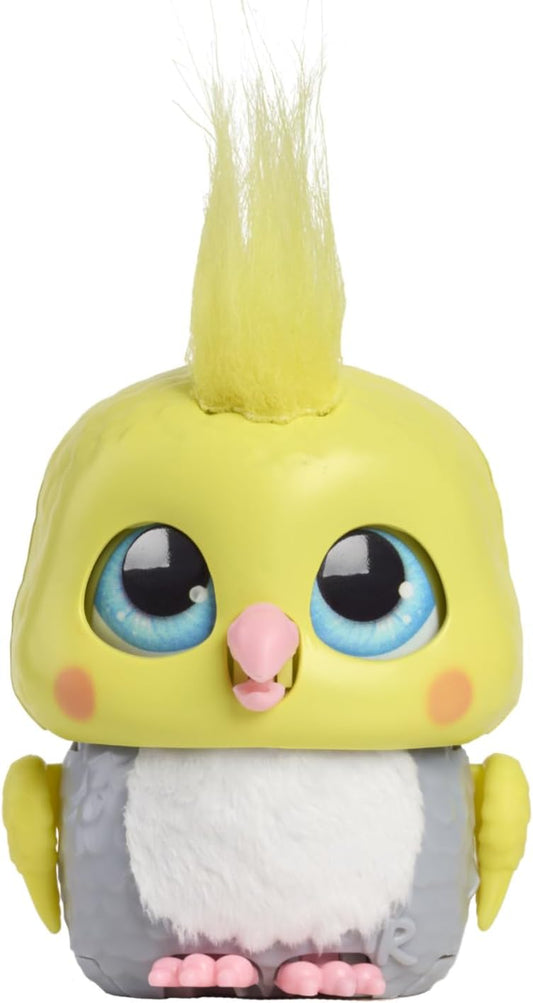 FurReal Just Play Handfuls Chirps, a Cacatua, Brinquedo Interativo de 8,9 cm, para Meninos e Meninas a partir de 4 Anos