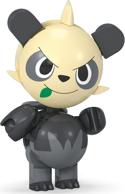 MEGA Kit de Montagem Pokémon Pancham, Figura de Ação Articulada (26 Peças) para Crianças