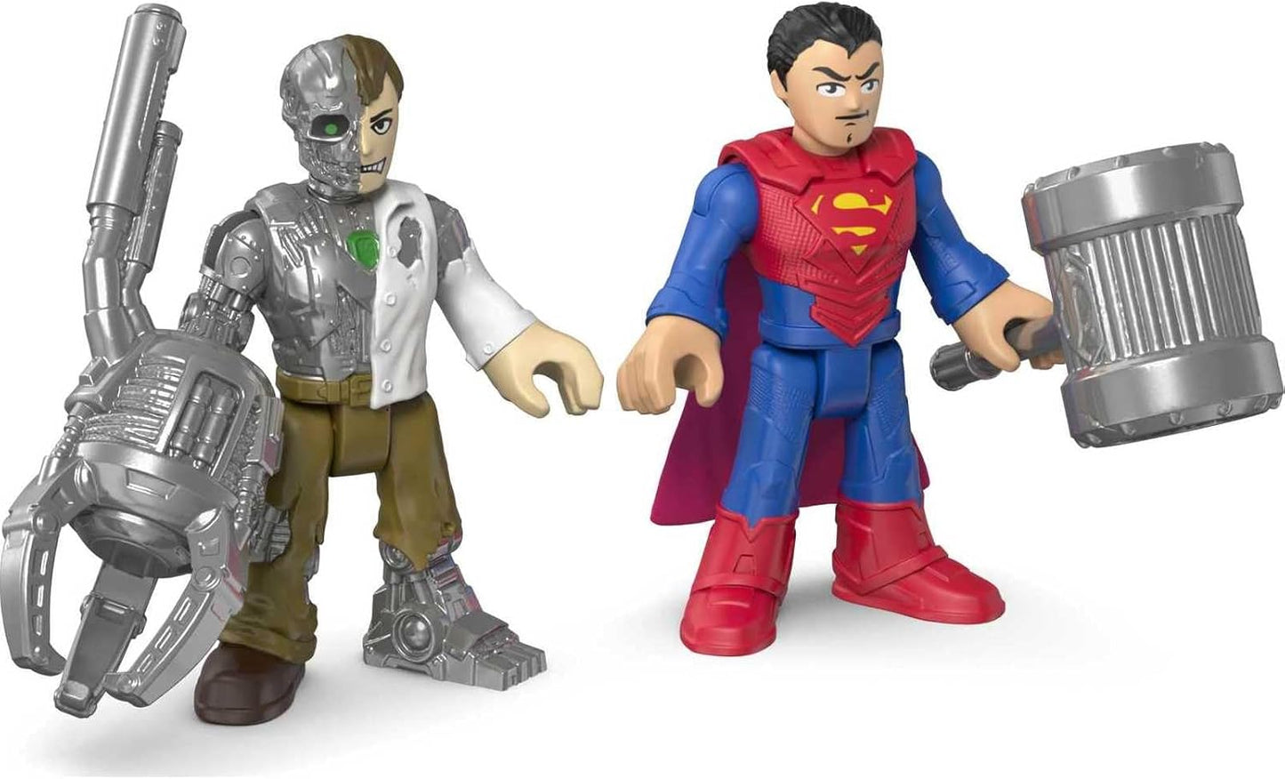 Fisher Price Brinquedo Imaginext da - DC Super Friends - Figura de Ação do Superman e Metallo